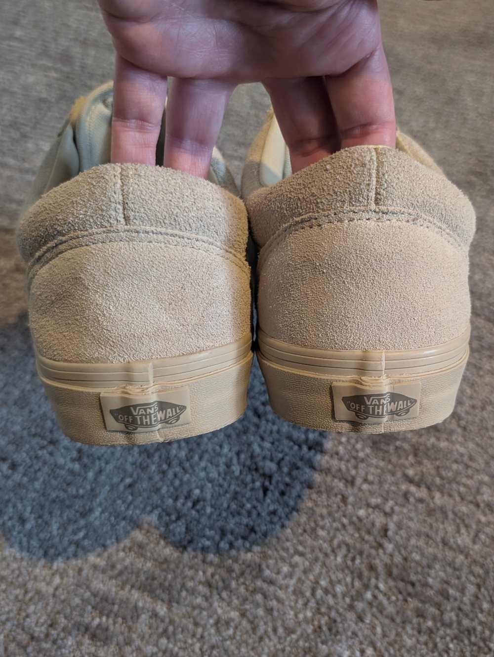 Vans Old Skool Mono Suede Tan Low Top Sneakers - Mens 13 - Picture 5 of 12
